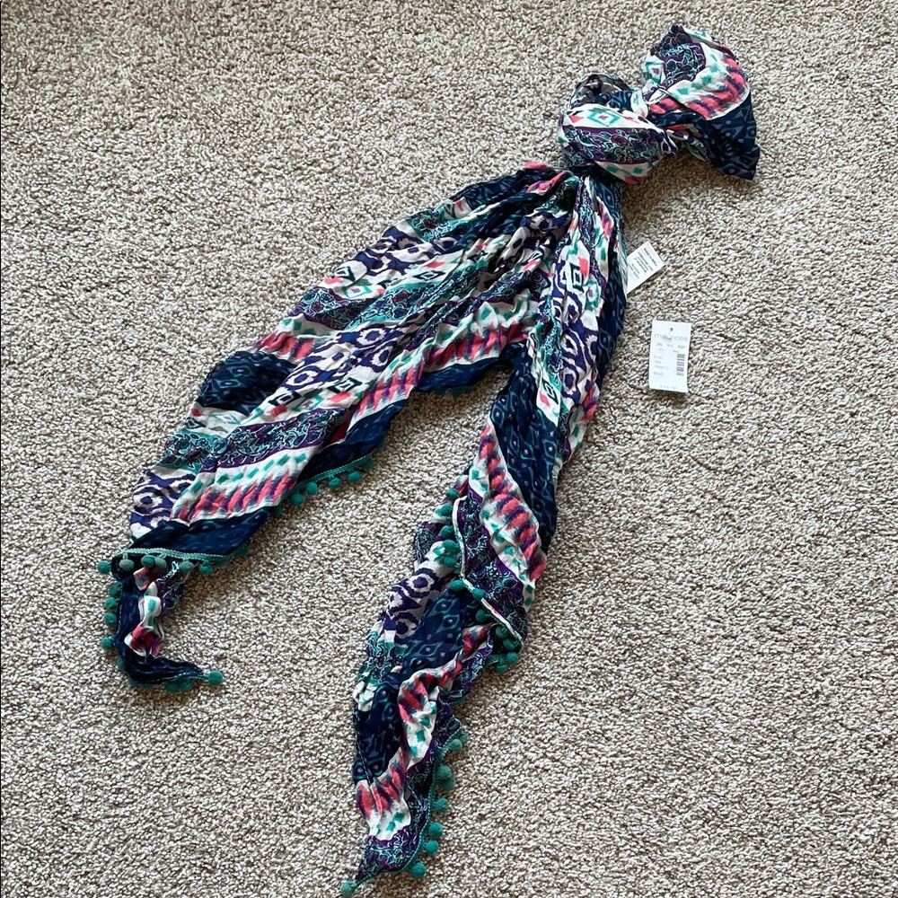Maurices Vibrant Multicolor Scarf (NEW)